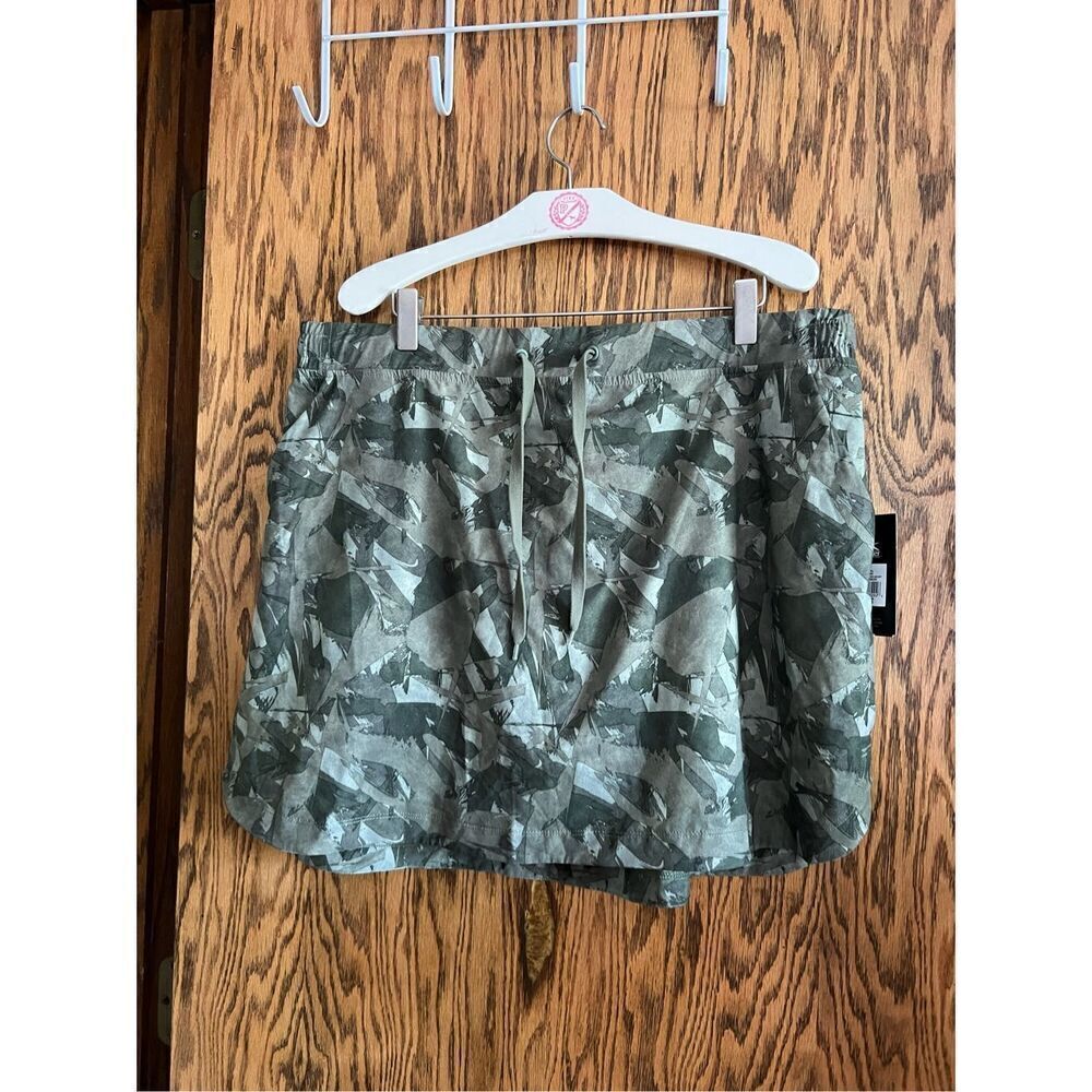 Slazenger Golf Clover Green Printed Pull On Skort Woman’s Size XL NEW